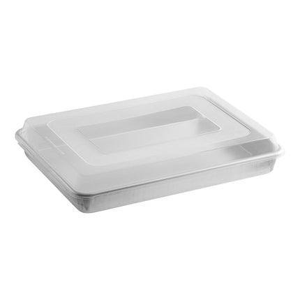 Khuôn bánh nhôm chữ nhật có nắp nhựa Nordic Ware Naturals 47 x 34 x 8 cm 44703