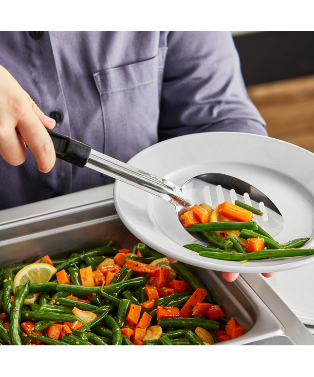 Muôi rưới xẻ rãnh bằng thép không gỉ Choice 33 cm cán bọc