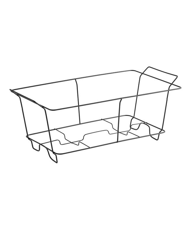Chân đỡ khay hâm nóng dây thép Table Mate BHD20F màu đen cho khay dùng một lần cỡ đầy đủ - Thùng 24 cái