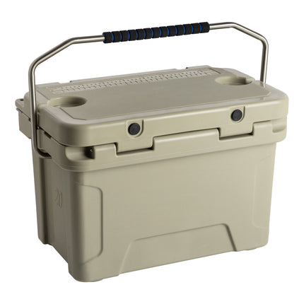 Thùng đá giữ lạnh ngoài trời rotomold màu nâu vàng CaterGator CG20TAN 19 lít