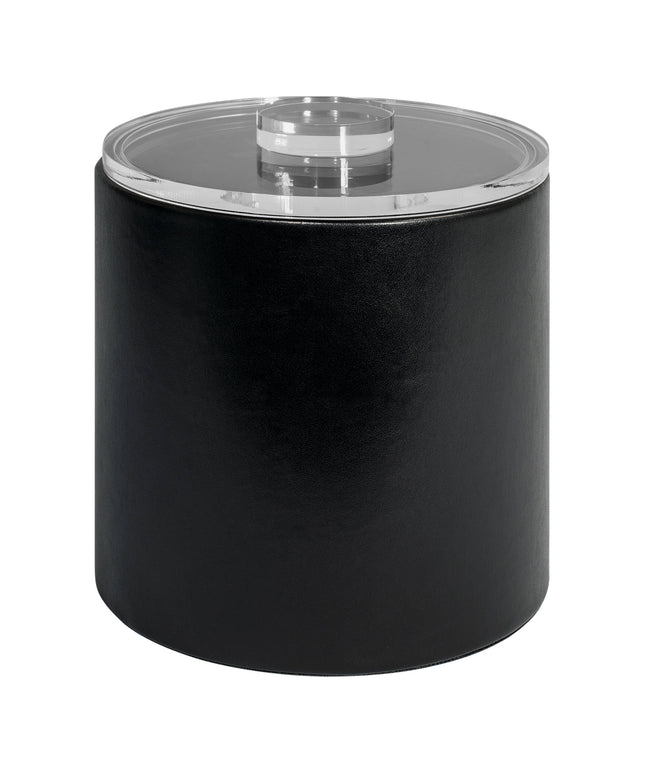 Xô đựng đá giả da room360 London 3,3 lít màu đen nắp acrylic - Thùng 4 cái
