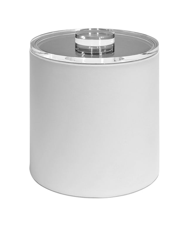 Xô đựng đá da giả room360 London 3,3 lít trắng kèm nắp acrylic - Thùng 4 cái