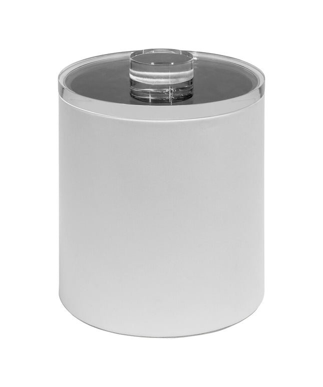 Xô đựng đá da giả room360 London 1,9 lít màu trắng nắp acrylic - Thùng 4 cái