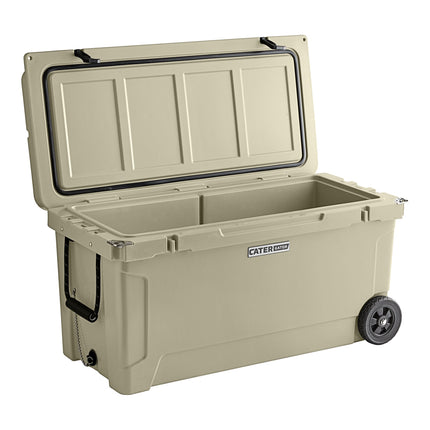 Thùng đá giữ lạnh di động CaterGator CG100TANW đúc rotomold ngoài trời 104 lít màu nâu vàng