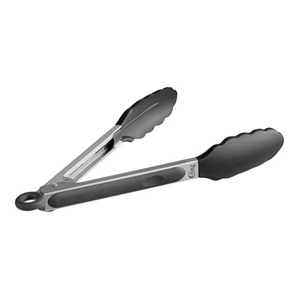 Kẹp gắp khóa đầu silicone Choice 23 cm tay cầm chống trượt màu đen