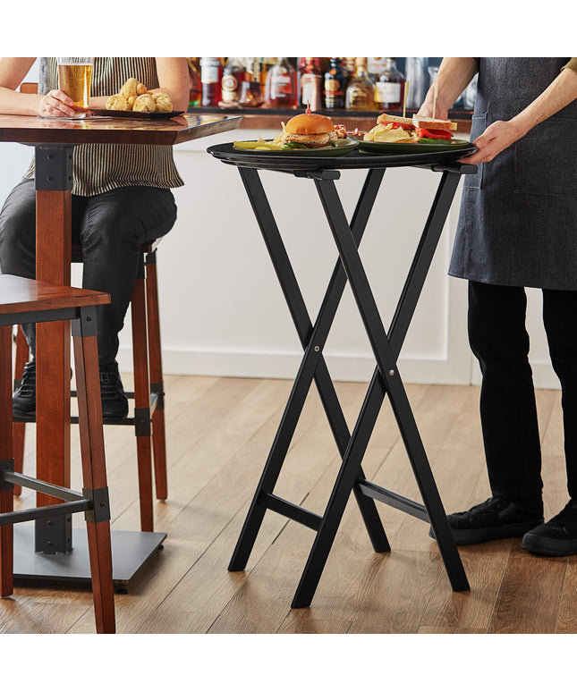 Giá đỡ khay gỗ màu đen Lancaster Table & Seating 96,5 cm