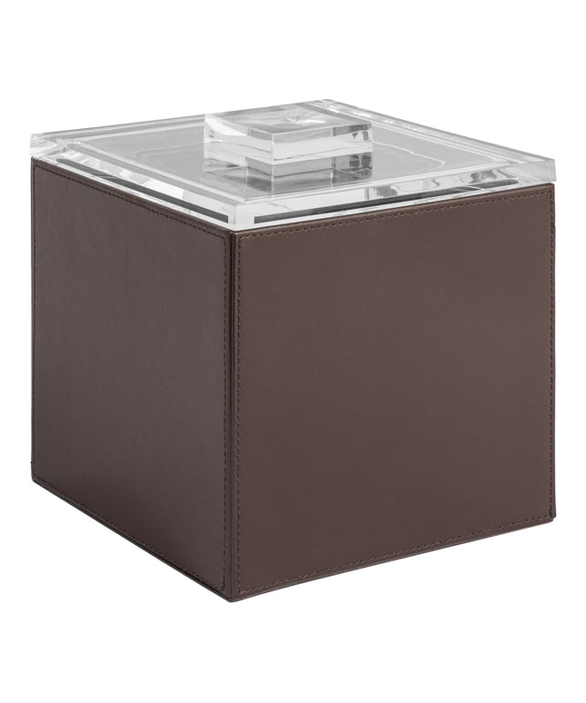 Xô đựng đá vuông da giả màu nâu room360 London 3,3 lít nắp acrylic - Thùng 4 cái