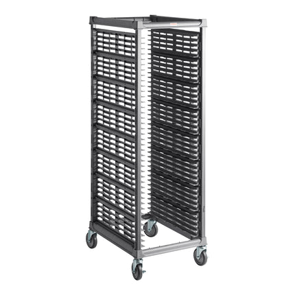 Giá đựng khay nướng Cambro UPR1826F40 Camshelving® Ultimate 40 khay nạp đầu với kim loại bánh xe - chưa lắp
