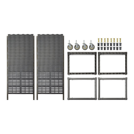 Giá đựng khay nướng Cambro UPR1826F40 Camshelving® Ultimate 40 khay nạp đầu với kim loại bánh xe - chưa lắp