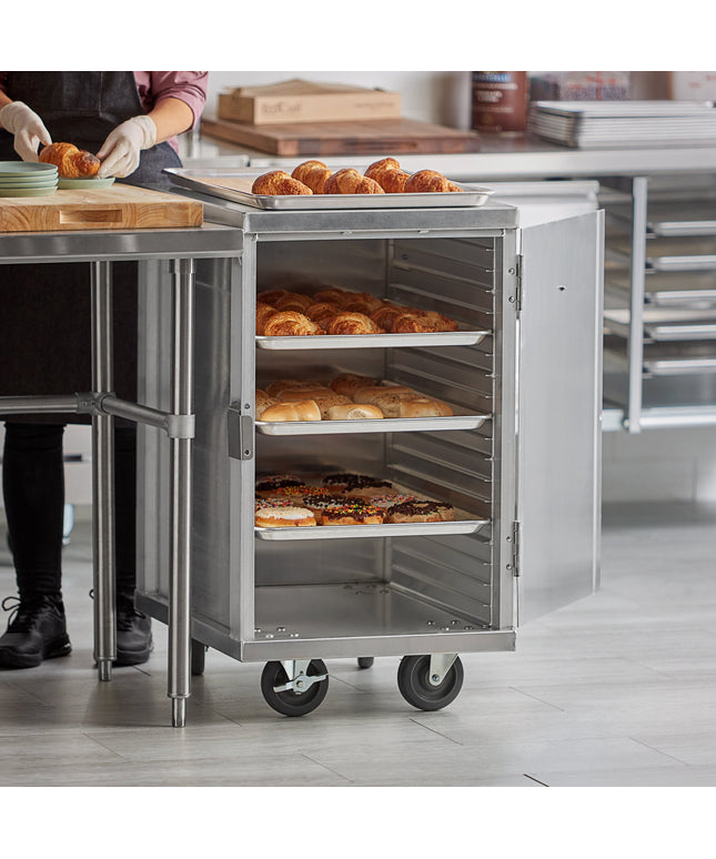 Xe giá đỡ khay bánh kín Regency 20 khay nạp đầu chiều cao nửa - Hàn