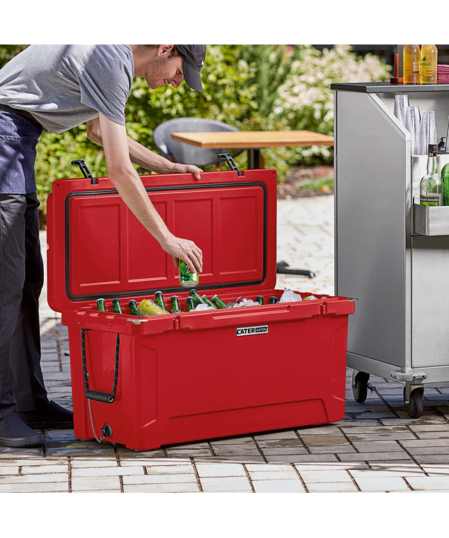 Thùng đá đúc quay CaterGator CG100RED màu đỏ 104 lít