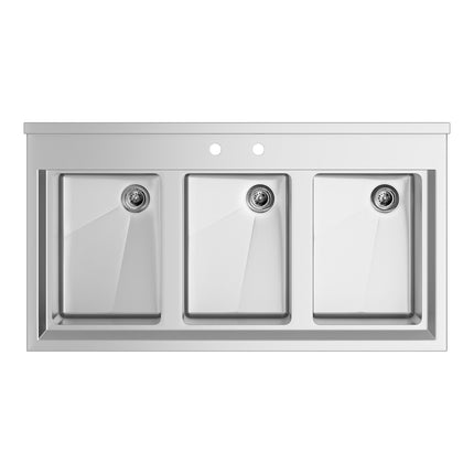 Bồn rửa gầm quầy ba ngăn Regency 98 x 53 cm