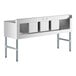 Chậu rửa gầm quầy 3 hộc Regency 152 x 48 cm kèm 2 bàn ráo