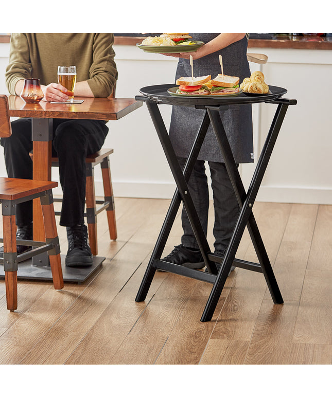 Giá đỡ khay gỗ màu đen Lancaster Table & Seating 81,3 cm