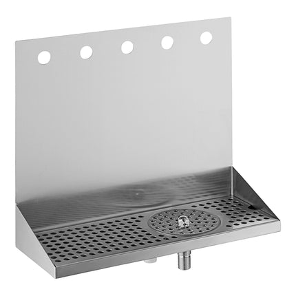 Vòi rửa ly Regency 40,6 cm x 15,2 cm x 35,6 cm inox 5 Faucet lớp Mount Drip Tray Rinser