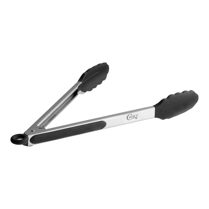 Kẹp gắp khóa đầu silicone tay cầm chống trượt đen Choice 30 cm