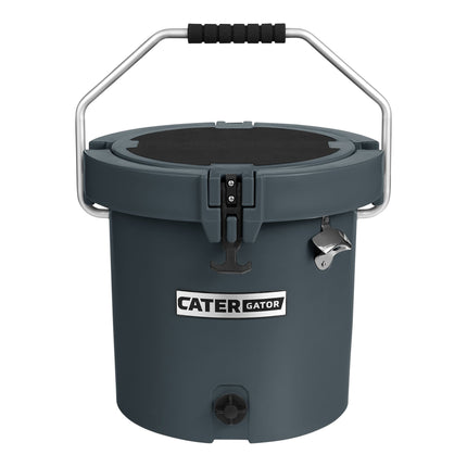 Thùng đá ngoài trời tròn quay khuôn CaterGator CCG20CHR xám than 20 Qt (18,9 lít)