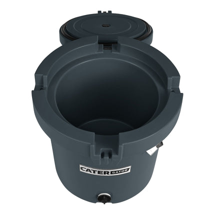 Thùng đá ngoài trời tròn quay khuôn CaterGator CCG20CHR xám than 20 Qt (18,9 lít)