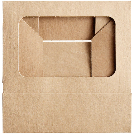 Hộp bánh cookie / bánh ngọt Baker's Lane kraft có cửa sổ tự bung 20 x 14,6 x 6,4 cm - Vỉ 10 cái