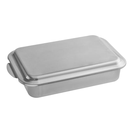 Khuôn bánh chữ nhật nhôm 20 gauge Nordic Ware Naturals 33 x 23 x 6 cm kèm nắp 46320