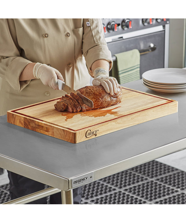 Thớt gỗ có rãnh hứng nước Choice 61 x 41 x 4,4 cm