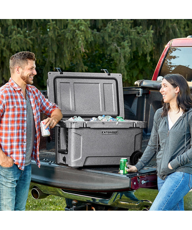 Thùng giữ lạnh di động rotomold CaterGator CG45SPGW xám 42,6 lít
