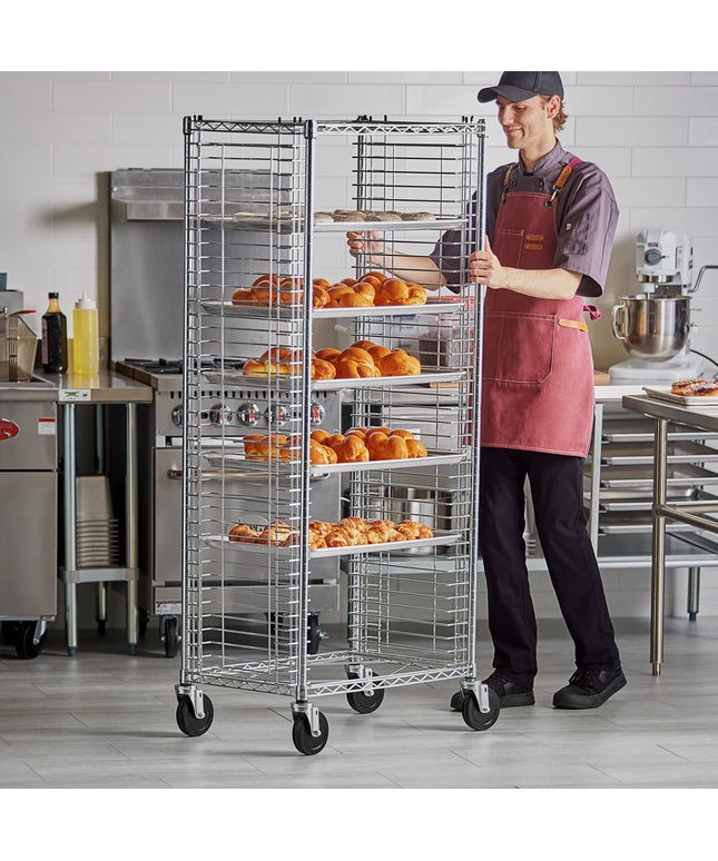 Giá đựng khay nướng dây thép Regency 38 khay nạp bên - Chưa lắp ráp