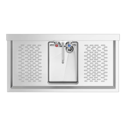 Bồn rửa dưới quầy bar một ngăn Regency 91 x 48 cm kèm vòi và hai mặt ráo