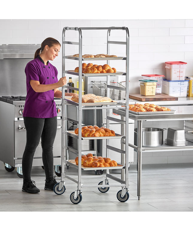 Giá để khay thịt Regency nạp đầu 10 kệ cho khay 46 cm - chưa lắp ráp