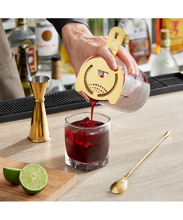 Bộ ly khuấy cocktail Acopa 4 món 739 ml kèm phụ kiện mạ vàng
