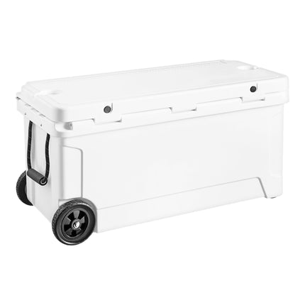 Thùng đá di động đúc quay CaterGator CG100WHW màu trắng 104 lít
