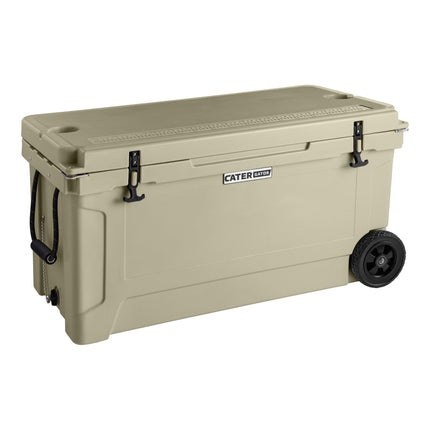 Thùng đá giữ lạnh di động CaterGator CG100TANW đúc rotomold ngoài trời 104 lít màu nâu vàng