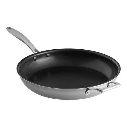 Chảo chiên chống dính thép không gỉ ba lớp Vigor SS3 Series 36 cm, phủ Excalibur, tay cầm phụ