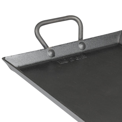 Chảo Nướng Phẳng Chữ Nhật Lodge CRSGR18 54.4 x 26.7 cm Thép Carbon