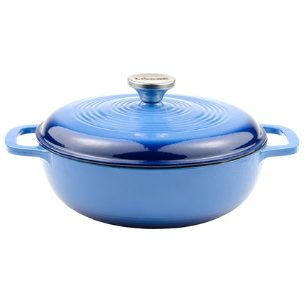 Nồi Gang Tráng Men Lodge EC3D33 2.8 lít Màu Caribbean