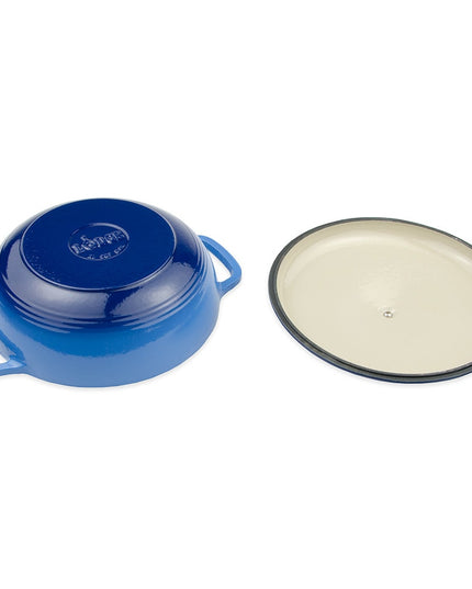 Nồi Gang Tráng Men Lodge EC3D33 2.8 lít Màu Caribbean