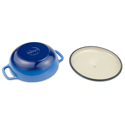 Nồi Gang Tráng Men Lodge EC3D33 2.8 lít Màu Caribbean