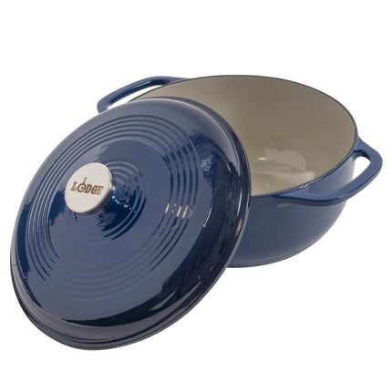 Nồi Gang Tráng Men Lodge EC6D32 5.7 lít Màu Indigo