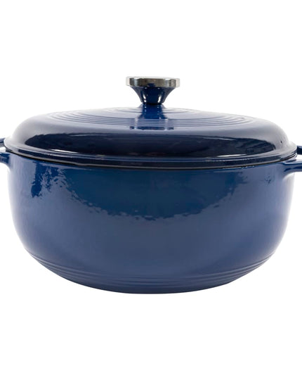 Nồi Gang Tráng Men Lodge EC6D32 5.7 lít Màu Indigo