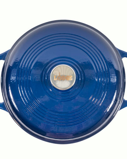 Nồi Gang Tráng Men Lodge EC6D32 5.7 lít Màu Indigo