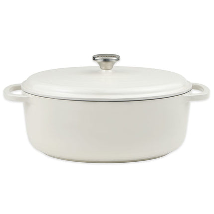 Nồi Gang Tráng Men Lodge EC7OD13 6.6 lít Màu Oyster White