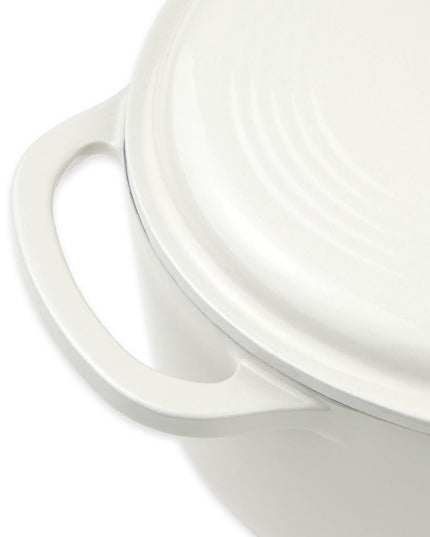 Nồi Gang Tráng Men Lodge EC7OD13 6.6 lít Màu Oyster White