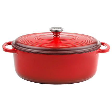 Nồi Gang Lodge EC70D43 6.6 l Men Màu Đỏ