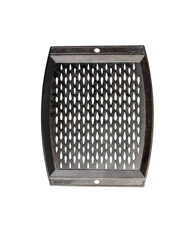 Khay Nướng Lodge L15RCGT Đục Lỗ 38.1 x 30.5 cm Gang Đúc