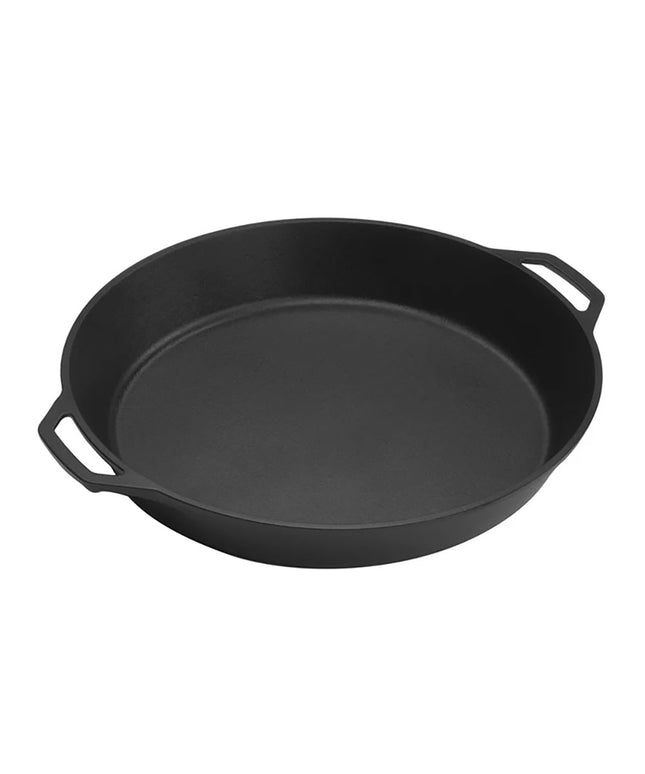 Chảo Gang Lodge Yellowstone L17SKYW Tròn 43.2 cm Họa Tiết Bò Đực