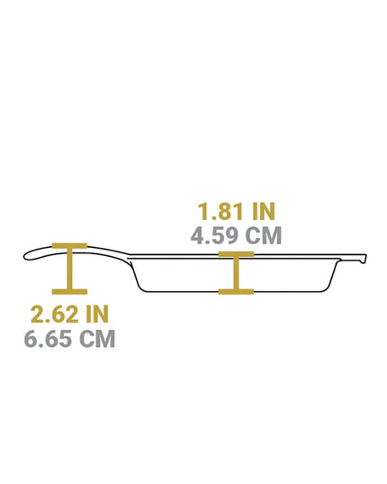Chảo Nướng Gang Vuông Lodge L8SGPYW Yellowstone Cowboy 26.7 cm