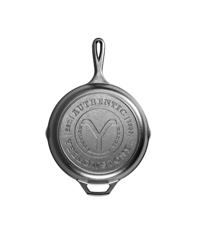 Chảo Gang Lodge Yellowstone L8SKYW Tròn 27.1 cm Họa Tiết Chữ Y