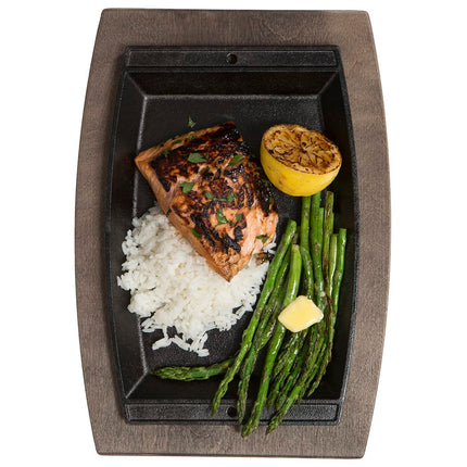 Chảo Nướng Lodge LSCP3 Chữ Nhật 29.4 x 19.7 cm Gang Đúc
