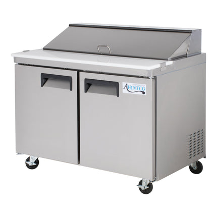 Bàn sơ chế lạnh làm sandwich Avantco APT-48-HC 119 cm 2 cửa
