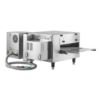 Lò nướng băng chuyền điện Cooking Performance Group để bàn không cần chụp hút băng tải 81 cm - 208V, 1 pha, 6700W